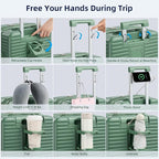 28 Inch Luggage Hard Shell Suitcases, Expandable Travel Checked Luggage 28 Inch - Image 2