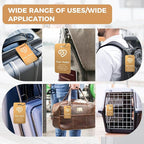 Personalized Luggage Tags, Custom Luggage Tags 4 Pack TSA Approved Double Sided - Image 7