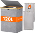 Lifewit 120L Double Laundry Hamper by Lifewit