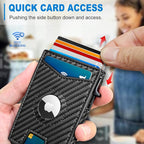 Airtag Wallet for Men, with Money Clip Gift Boxed, Slim Front Pocket Wallet - Image 5