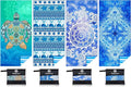 4 Pack Microfiber Thin Lightweight Beach Towel Sand Free Quick Dry Absorbent by WIDDONEN