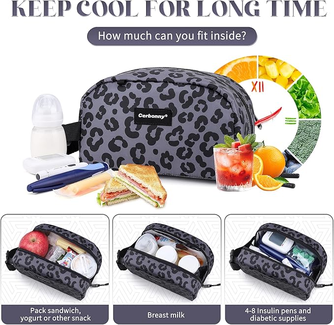 Small Cooler Bag Freezable Lunch Bag - Image 4
