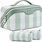 BOYATU Makeup Bag Travel Cosmetic Bag: 3 Pcs Set Portable Make up Bags by BOYATU