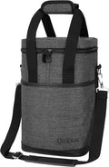 Opux Insulated Wine Tote, 4 Bottle Cooler Bag by OPUX