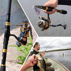 Sougayilang Fishing Rod Reel Combos Carbon Fiber Telescopic Fishing pole - Image 7