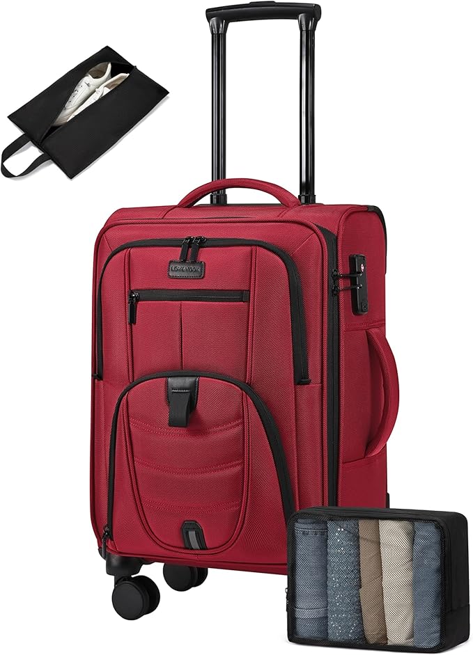 LOVEVOOK Carry On Luggage Airline Approved, Suitcases by LOVEVOOK