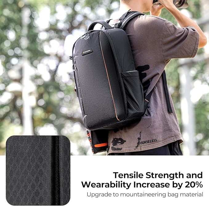 K&F Concept Camera Backpack for Photographers Large Waterproof Photography - Image 8