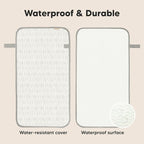 KeaBabies Portable Diaper Changing Pad, Easy Wipe Clean - Image 4