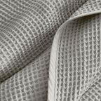 Waffle Bed Blanket (Pewter / King/California King)