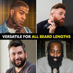 The Beard Club Professional T-Blade Beard Trimmer for Men with Straight Razor - Barber Electric Shaver & Hair Clippers for Men – Zero Gapped Cordless Hair Trimmer & Edger, Line Up Grooming Kit