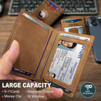 Airtag Wallet for Men- with Money Clip Gift Boxed, Magnetic Closure Slim - Image 2