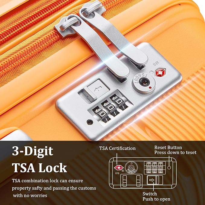 4-Piece Hardshell Luggage Set - Image 4