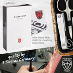 3 Swords Germany – brand quality 8 piece manicure pedicure grooming kit set - Image 6