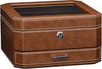 ROTHWELL 6 Slot Leather Watch Box - Image 9