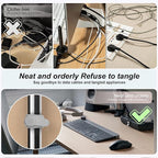 Nearockle Silicone Cable Ties Cord Organizer - Image 3