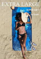2 Pack Microfiber Lightweight Thin Beach Towel Sand Free Quick Dry Super - Image 3