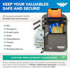 HERO Neck Wallet, RFID Blocking Passport Holder - Image 2