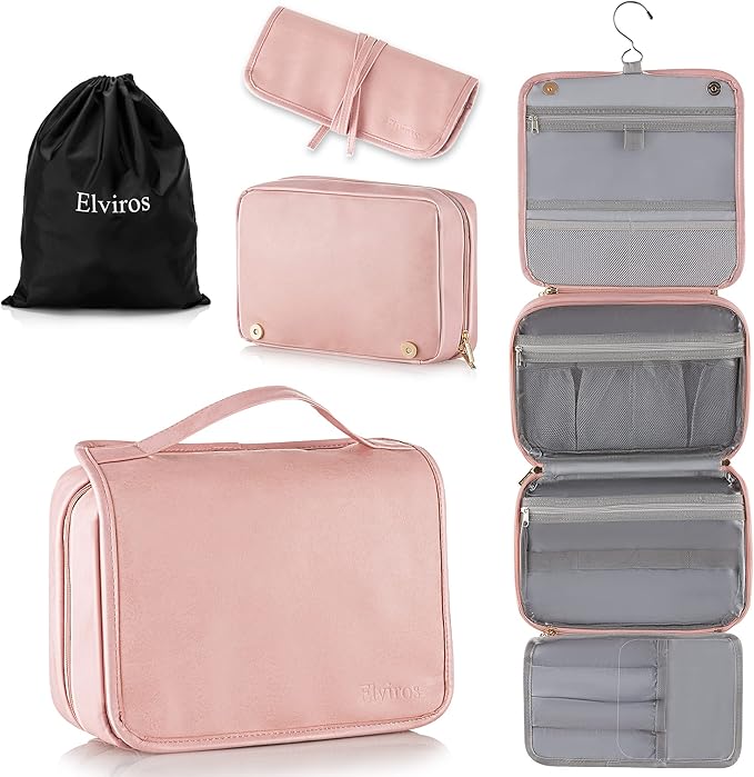 Elviros Hanging Travel Toiletry Bag by Elviros