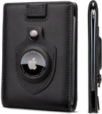 SERMAN BRANDS RFID Blocking Slim Bifold Genuine Leather Minimalist Front Pocket by SERMANBRANDS