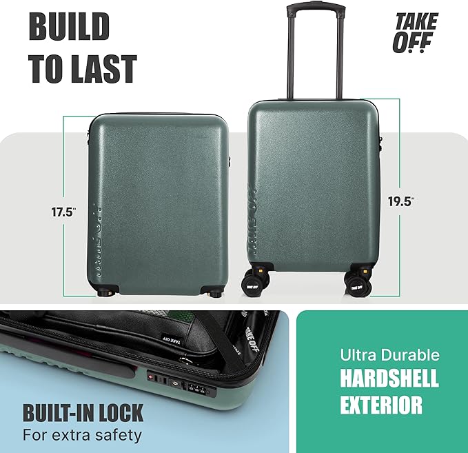 Take OFF Luggage Personal Item 3.0 – 18x14x8 Underseat Carry On - Image 6