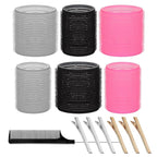 Heatless Hair Curler: 13Pcs Rollers Set With Clips for Long and Medium Hair, Women's Curls Styling Tools, DIY Curlers to Sleep In
