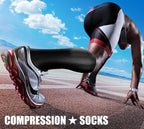CHARMKING Compression Socks for Women & Men Circulation 15-20 mmHg is Best - Image 3