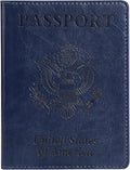 TIGARI Passport Holder for Travel Women Men, PU Leather Passport Wallet Cover by TIGARI