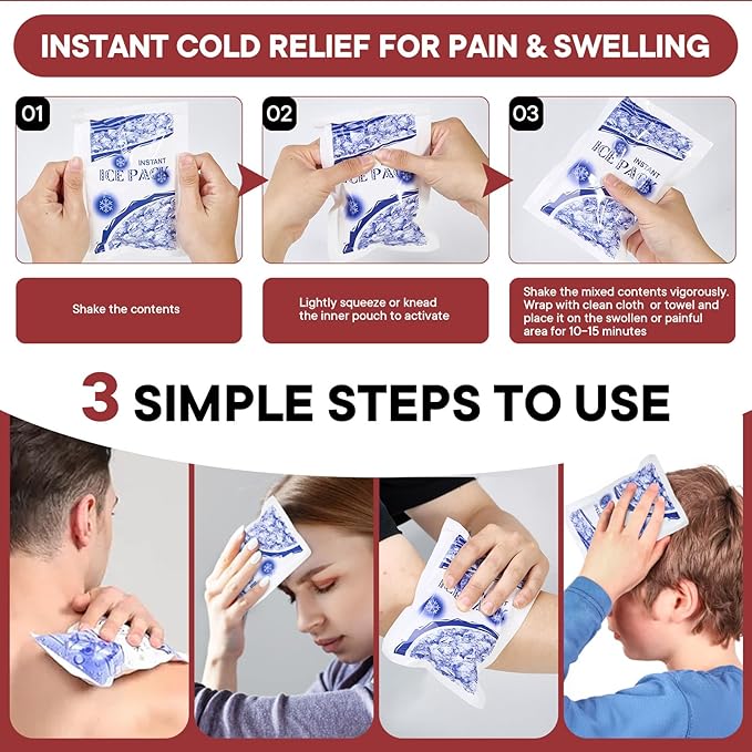 First-Aid-Kit-for-Car-Home-Travel-Camping-Businesses, Compact Waterproof Hard - Image 9