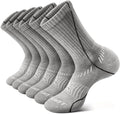 BULLIANT Compression Socks for Men 6Pairs, Athletic Crew Socks Cushioned For by BULLIANT