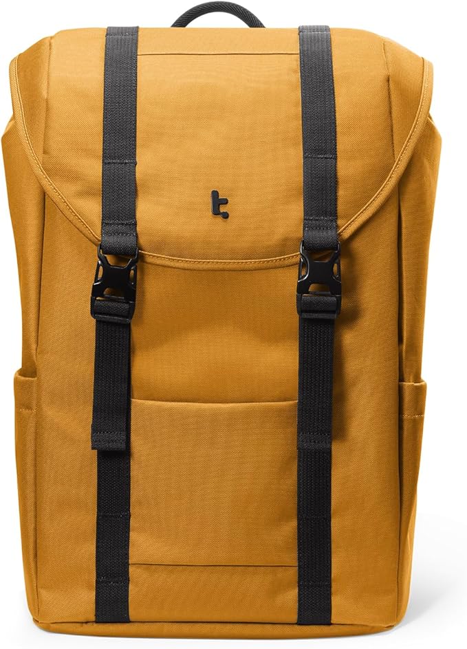 tomtoc Flap Laptop Backpack, Lightweight, Water-Resistant Casual Daypack by tomtoc