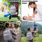 Diaper Bag Backpack, Stylish Baby Diaper Bag, Waterproof Travel Diaper - Image 7