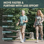 GPTCAMP Nordic Walking Stick, Cork Handle, Lightweight 7075 Aluminum Trekking - Image 7