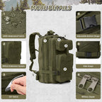 Small Military Tactical Backpack, 30L Tactical Assault Bag - Image 7