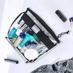 Rough Enough Clear Toiletry Bag Makeup Organizer Cosmetic Pouch - Image 6