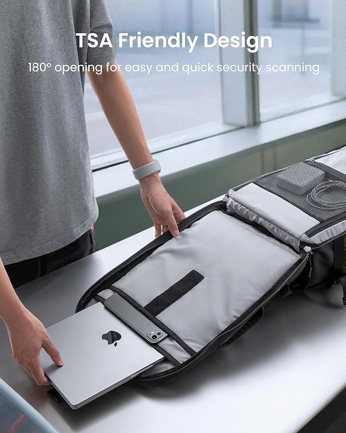 tomtoc Travel Backpack 28L, TSA Friendly Flight Approved Carry-on Luggage Hand - Image 5