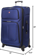 SwissGear Sion Softside Expandable Luggage, Checked-Large 29-Inch - Image 11