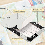 Black Cat Luggage Tag for Suitcase, Design - Image 4