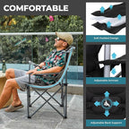 FUNDANGO Folding Camping Chair Heavy Duty, 2 Pack Oversized 440 Lbs Support - Image 3