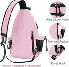 MOSISO Sling Backpack, Canvas Crossbody Hiking Daypack Bag - Image 3