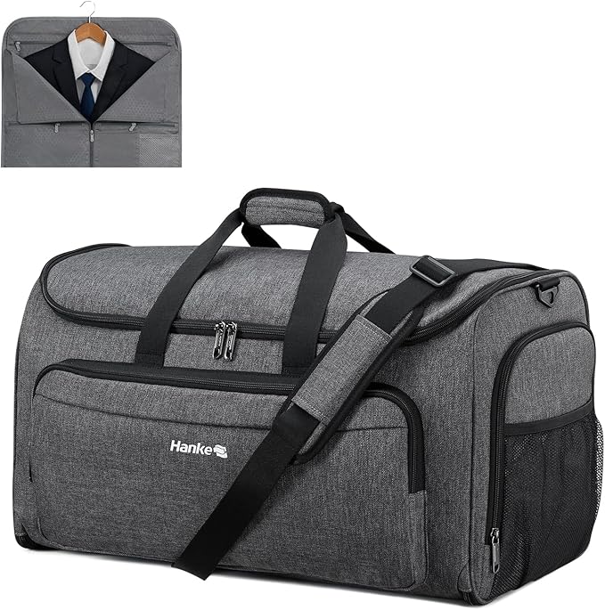 Hanke Carry on Garment Bags for Travel, Convertible Duffle Bag Luggage Bag - Image 2