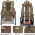 Tzowla Vintage Canvas Laptop Backpack - Image 4