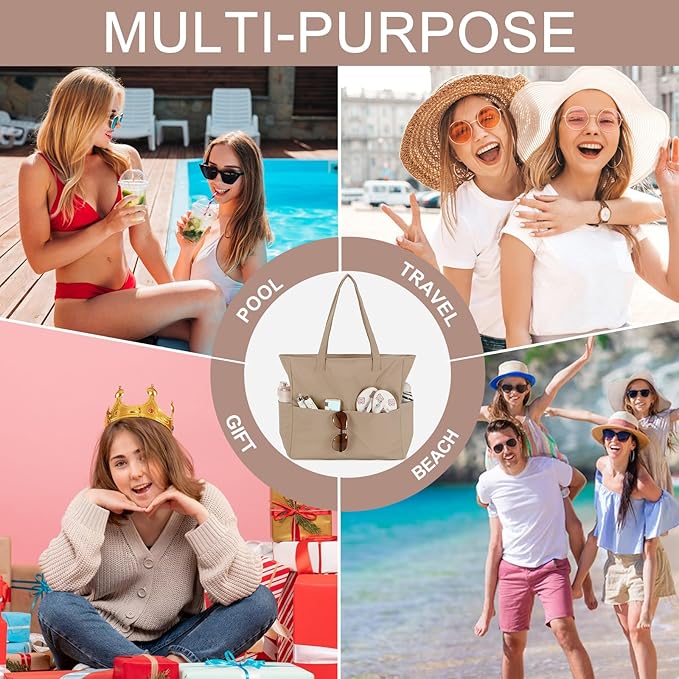 Waterproof Beach Tote Pool Bags - Image 7