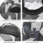 Sun Hat for Men Women with Neck Flap, UPF 50+ UV Protective Hiking Fishing Hats - Image 3