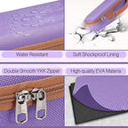 RAIACE Hard Storage Case Compatible with Dyson Airstrait Straightener, Travel Carrying Bag. (case only). - Purple