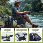 ALPHA CAMP Oversized Camping Chair Heavy Duty Lawn Chair - Image 7