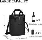 Tirrinia 6 Bottle Wine Cooler Bag - Image 6