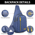 Small Sling Bag For Women Men Casual Crossbody Sling Backpack - Image 5