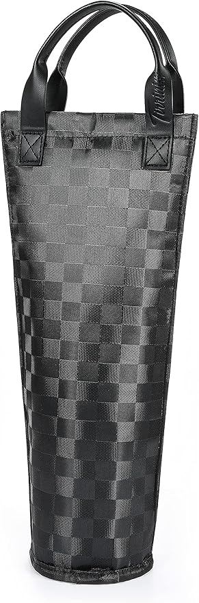 Tirrinia Single Wine Carrier Tote, Insulated Wine Cooler Bag by Tirrinia