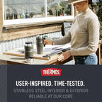 THERMOS Stainless King Vacuum-Insulated Travel Mug, 16 Ounce, Rustic Red - Image 5