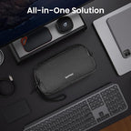 tomtoc Electronic Organizer Travel Case Performance, Water Resistant Dual - Image 3